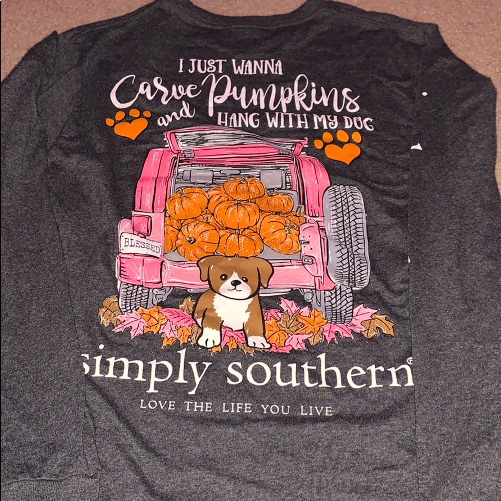 Girls Small Simply Southern long sleeve